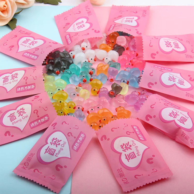 Resin Art Light - 5 buah mainan bebek kecil Resin