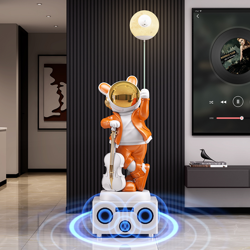 Resin Art Gift For Birthday - Dekorasi Rumah 136CM Patung Astronot Kelinci