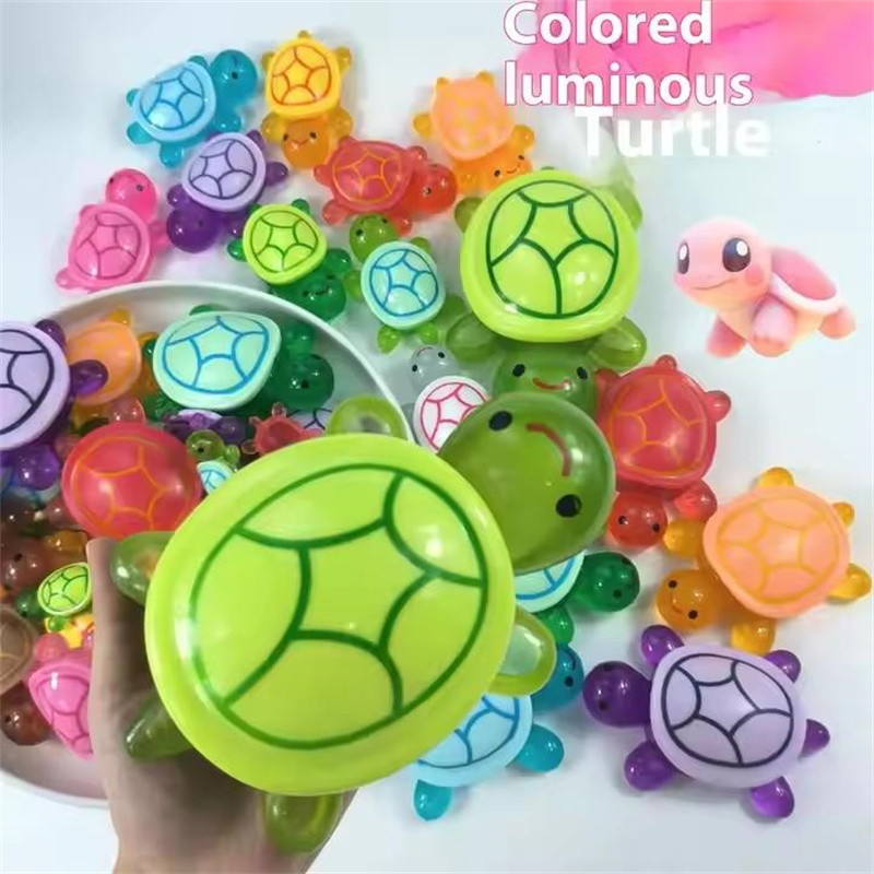 Resin Art Light - Kotak Penyimpanan Kura-Kura Kartun Lucu Bercahaya