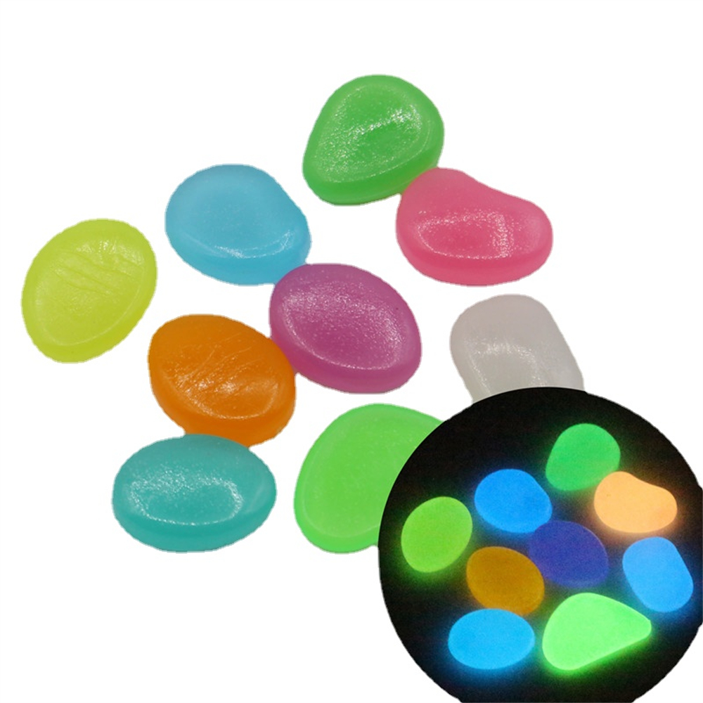Resin Art Light - 50 buah dekorasi taman akuarium, batu