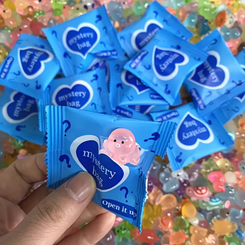 Resin Art Light - 60pcs Miniatur Resin Hewan Bercahaya Gurita