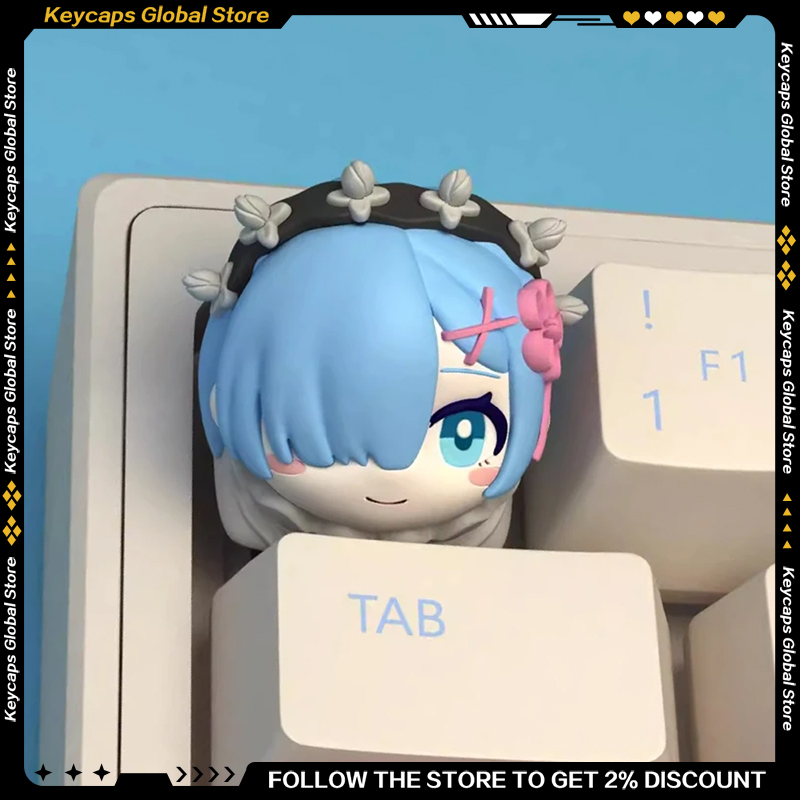 Resin Art World - Re:Zero: Kekasih di Dunia Lain, Keycap