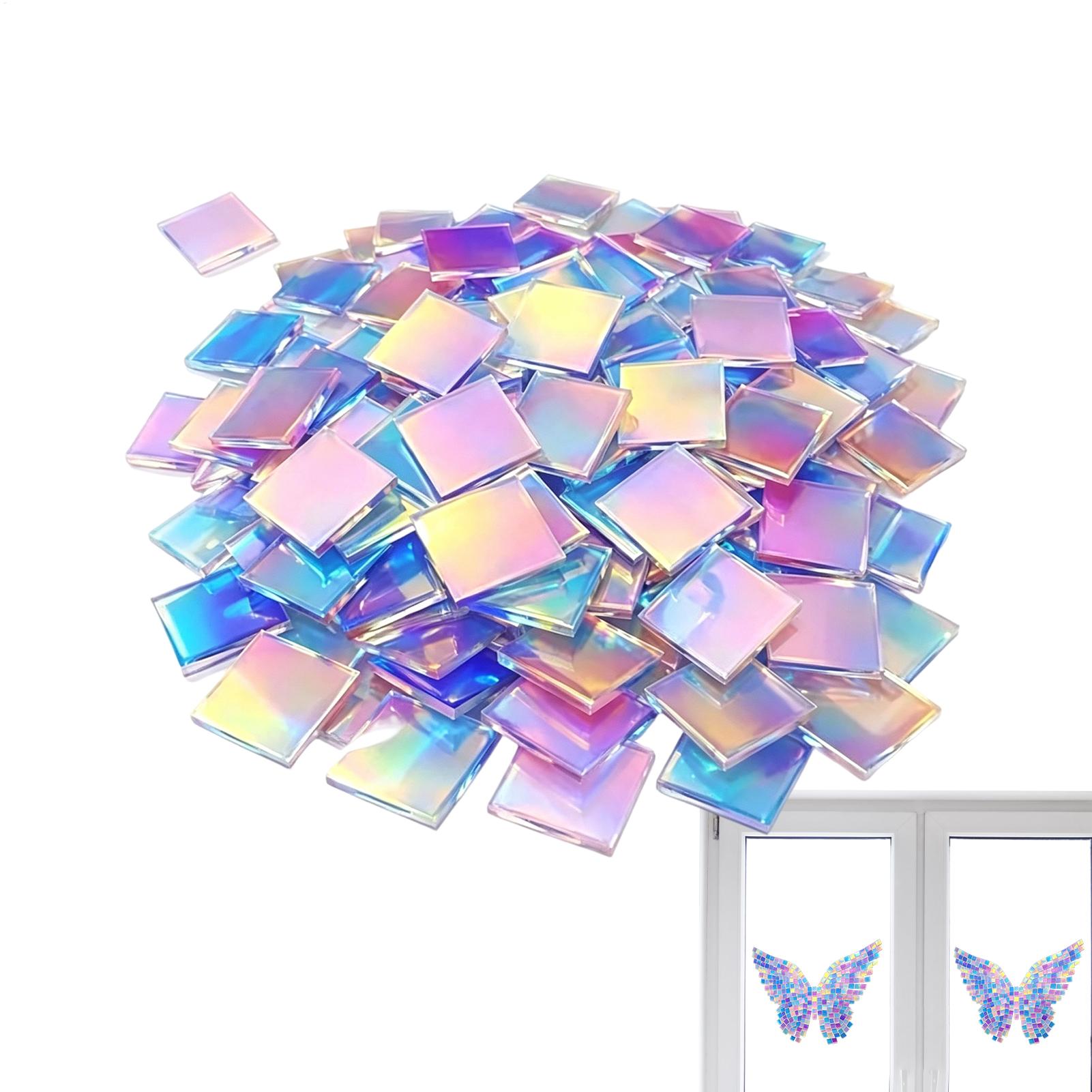 Resin Art Acrylic - Kotak Akrilik Holografik 100 Buah Lembaran