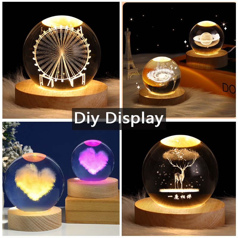 Lampu LED warna-warni kayu bul - Resin Art Light ulasan dan harga