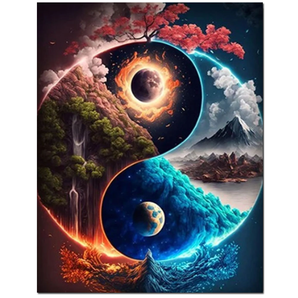 Seni Lukis Berlian 5D DIY Pema - Resin Art World ulasan dan harga