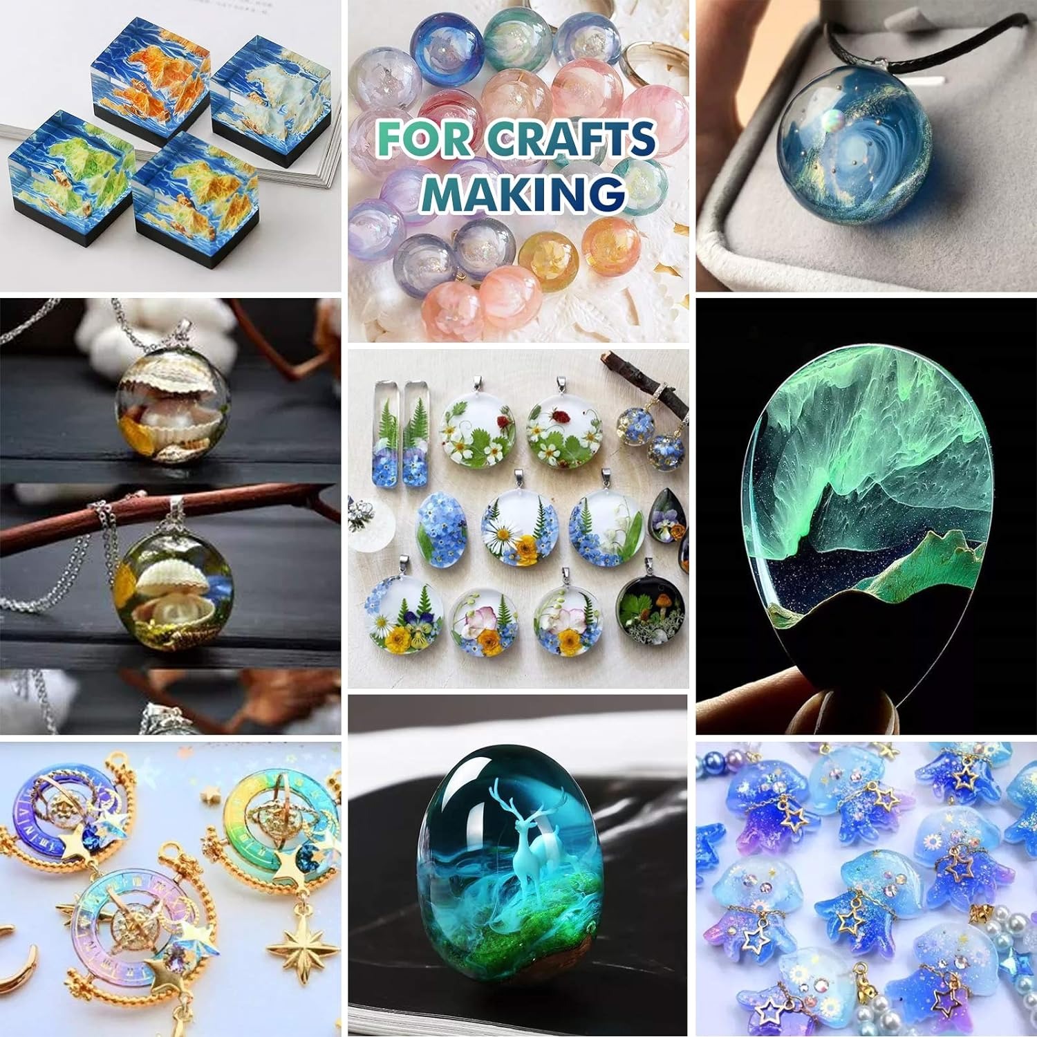 300g UV Resin jelas, keras, up - Resin Art Uv ulasan dan harga