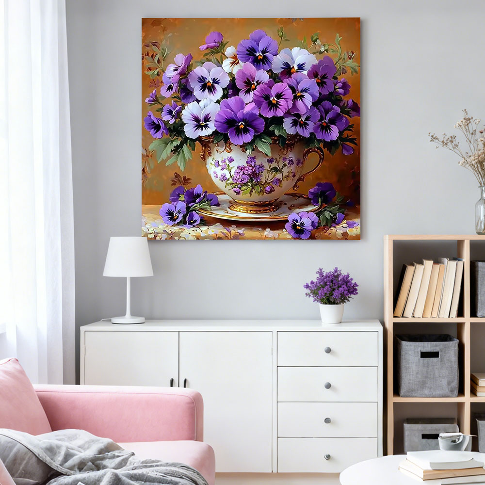 HUACAN 5D Diamond Mosaic Lukis - Resin Art Of Rose ulasan dan harga
