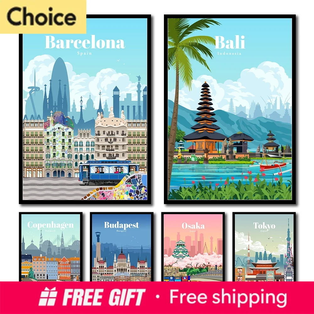 Poster dan Cetakan Perjalanan  - Resin Art Bali ulasan dan harga