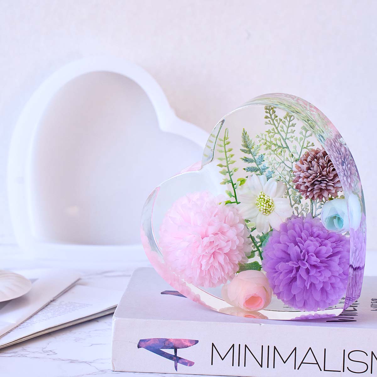 Cetakan Silikon Hati Besar DIY - Resin Art Mould ulasan dan harga