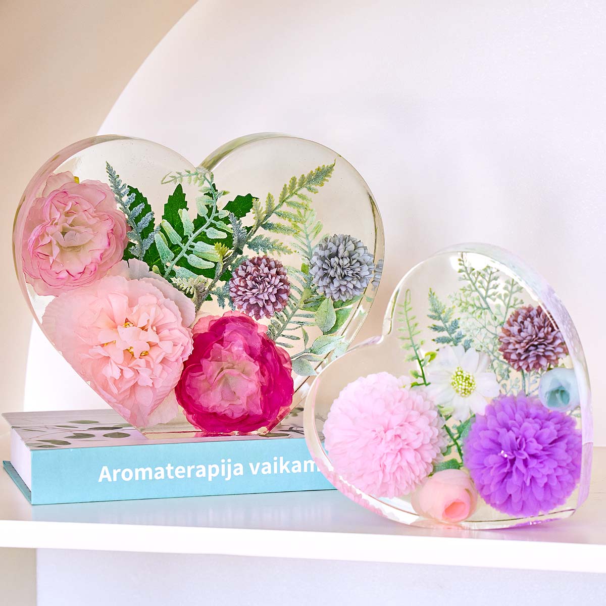 Cetakan Silikon Hati Besar DIY - Resin Art Mould ulasan dan harga