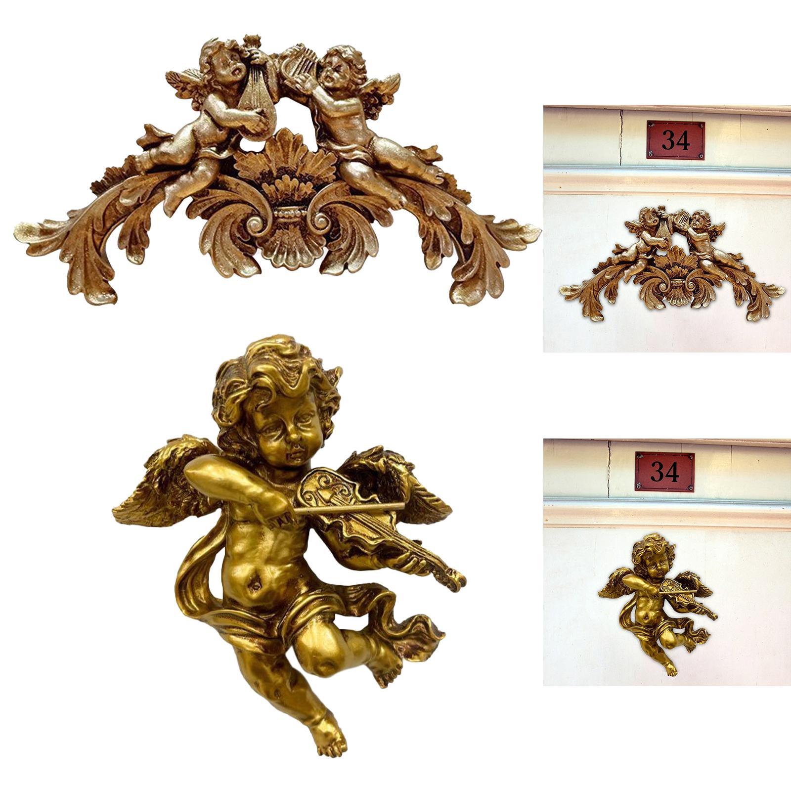 Patung Dinding Malaikat Dekora - Resin Art Gift For Birthday ulasan dan harga