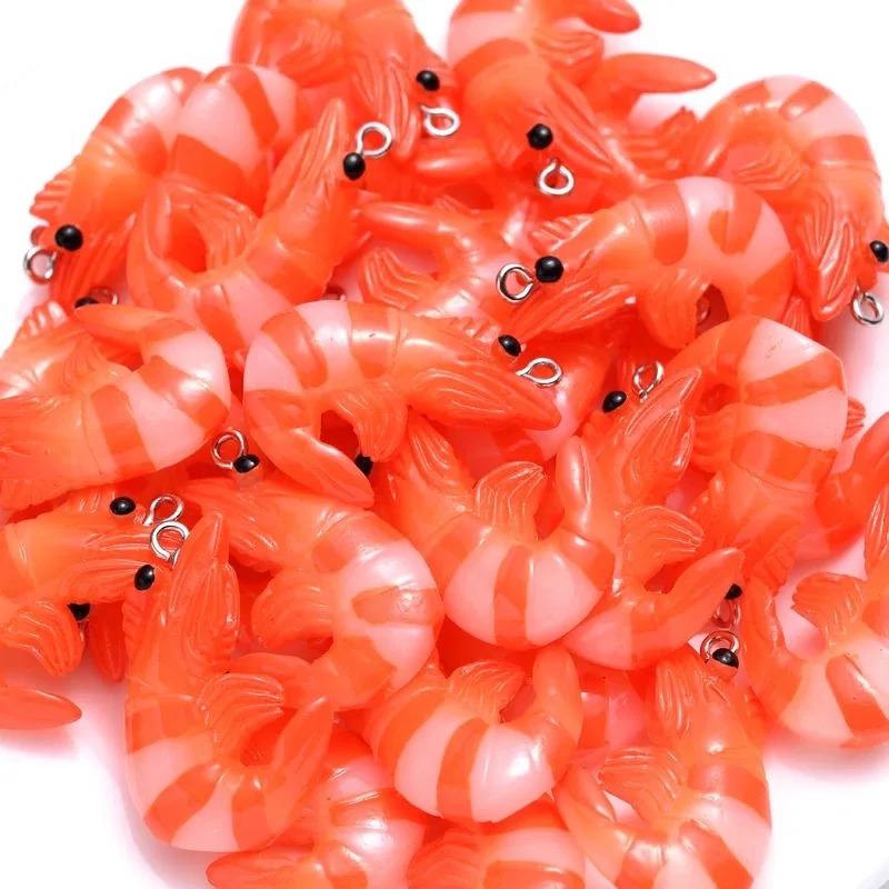10 Buah Liontin Udang Lobster  - Resin Art Acrylic ulasan dan harga