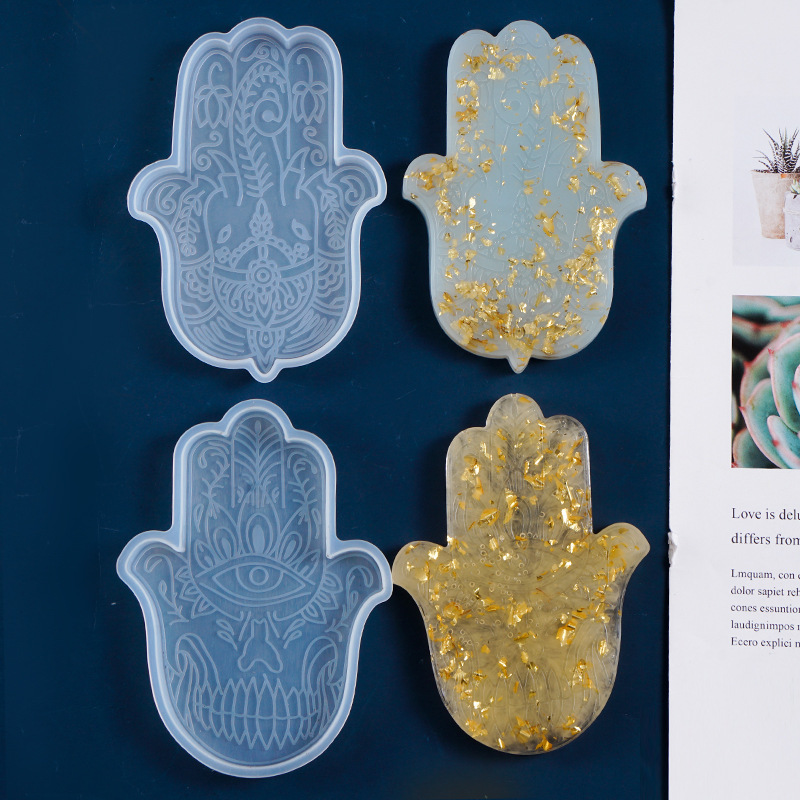 1 Buah DIY Coaster Hand Of Fat - Resin Art Mould ulasan dan harga