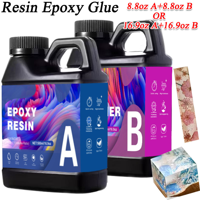17.6oz/33.8oz Resin Epoksi AB  - Resin Art Uv ulasan dan harga