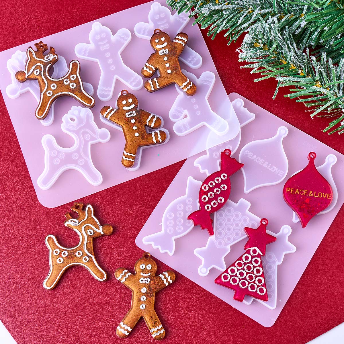 Cetakan Silikon Seri Natal unt - Resin Art Mould ulasan dan harga
