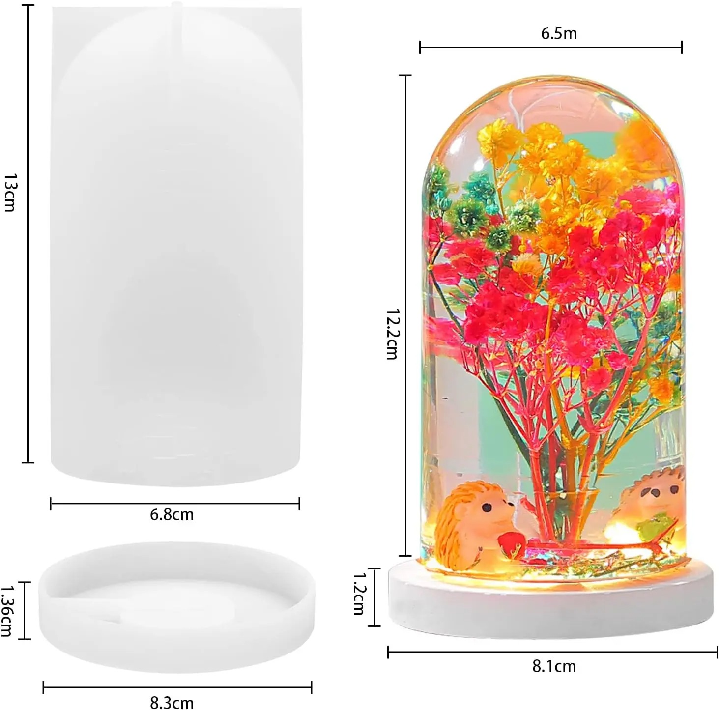 Cetakan Resin Epoksi Kristal D - Resin Art Light ulasan dan harga