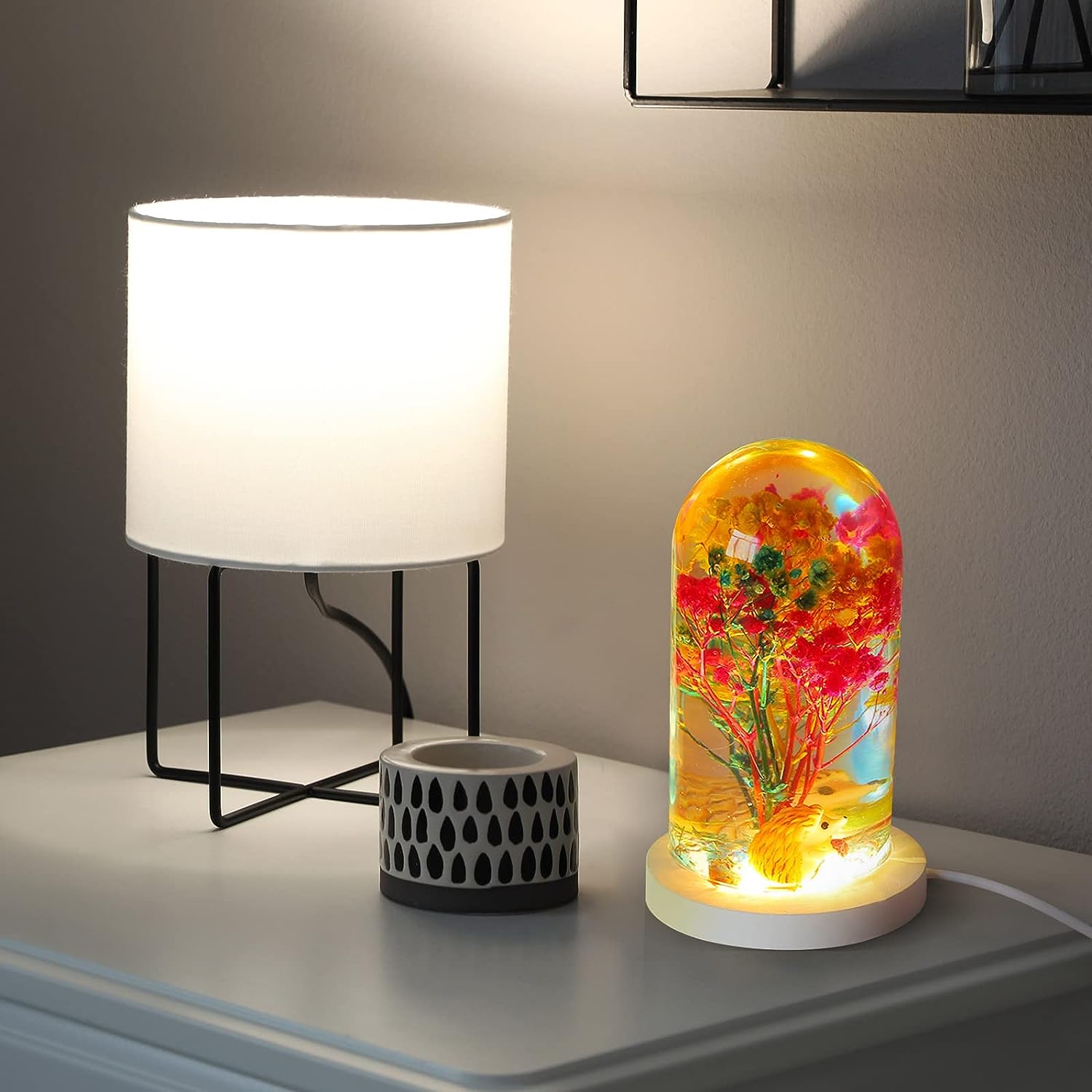 DIY kristal epoksi Resin cetak - Resin Art Light ulasan dan harga