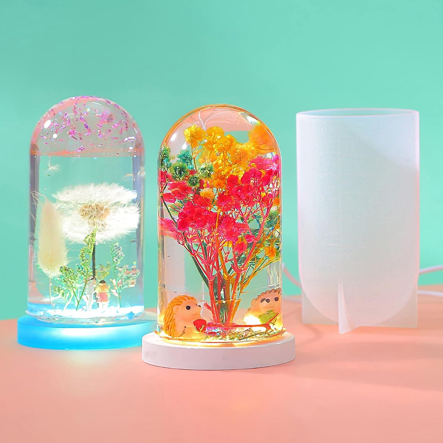 DIY kristal epoksi Resin cetak - Resin Art Light ulasan dan harga