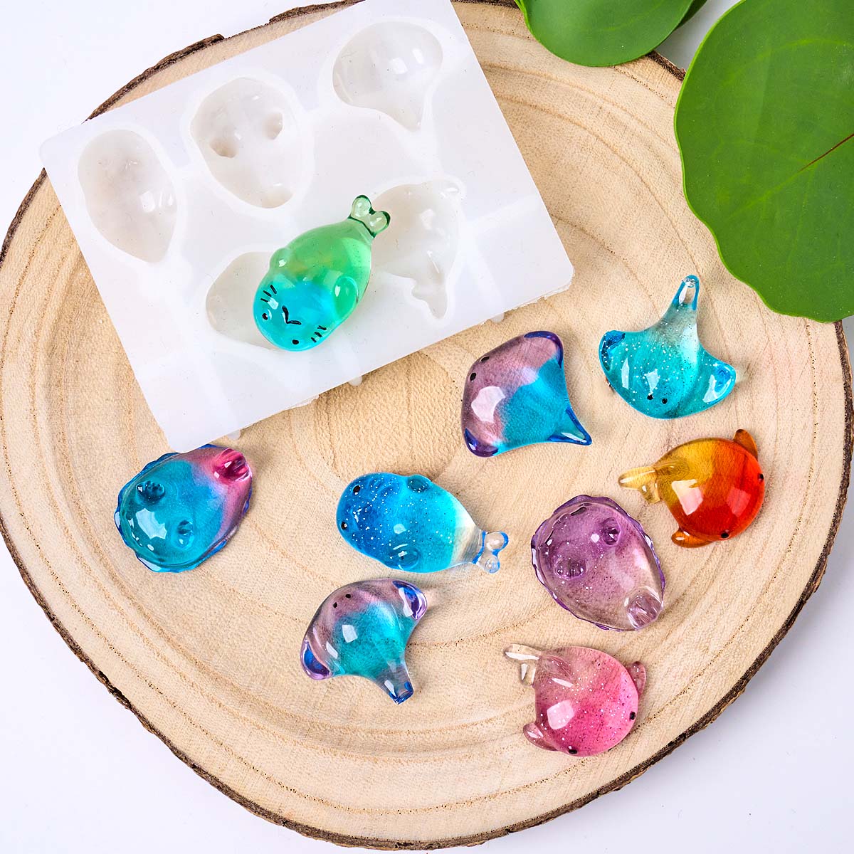 Cetakan Silikon Ikan Pari Kawa - Resin Art Mould ulasan dan harga