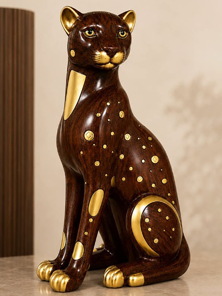 Dekorasi Rumah Patung Macan Tu - Resin Art Gift For Birthday ulasan dan harga