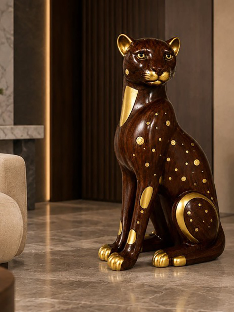 Dekorasi Rumah Patung Macan Tu - Resin Art Gift For Birthday ulasan dan harga
