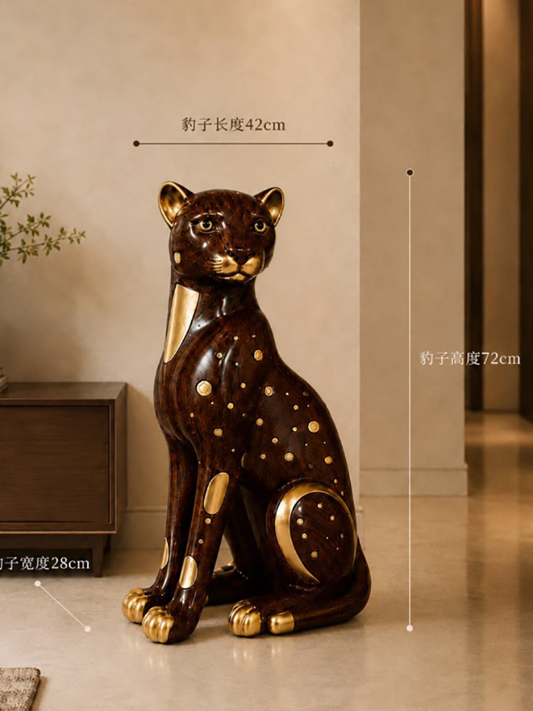 Dekorasi Rumah Patung Macan Tu - Resin Art Gift For Birthday ulasan dan harga