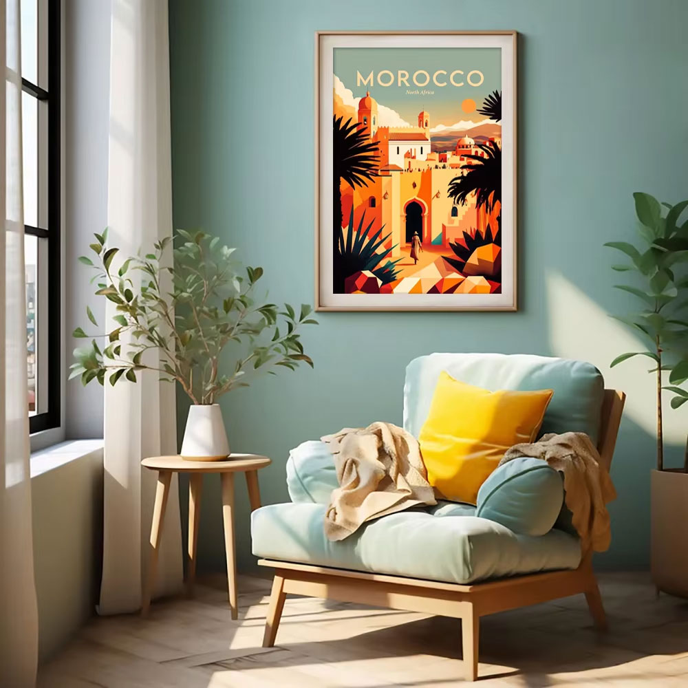 Poster Perjalanan Amsterdam To - Resin Art Bali ulasan dan harga