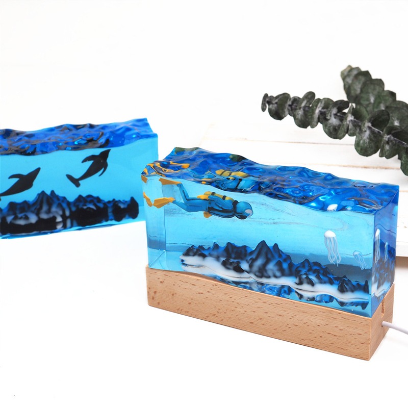 Cetakan Silikon Lanskap Bawah  - Resin Art Light ulasan dan harga
