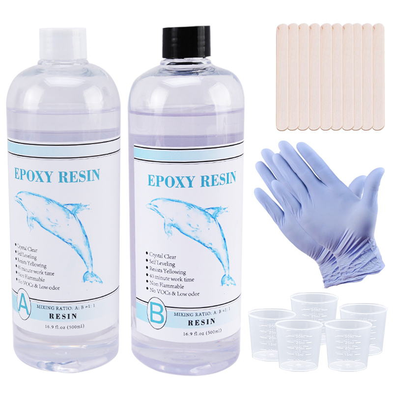 1:1 Jelas Epoksi Resin Kristal - Resin Art Uv ulasan dan harga