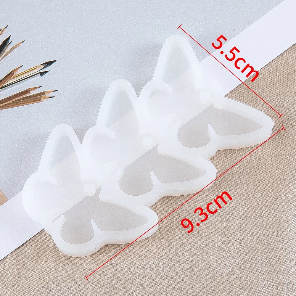1 buah cetakan silikon kupu-ku - Resin Art Acrylic ulasan dan harga