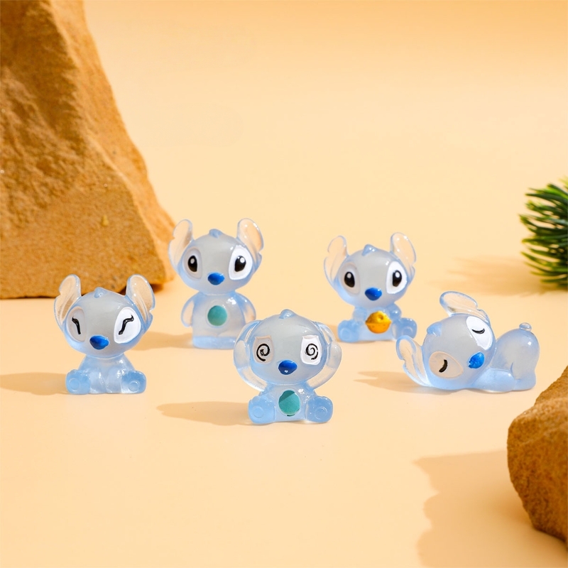 5 Buah Lilo & Stitch Kartun Lu - Resin Art Light ulasan dan harga
