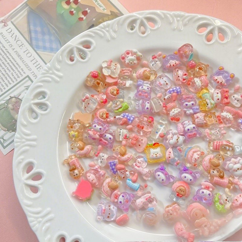 10-100 Buah Aksesori Resin Cam - Resin Art Gift For Birthday ulasan dan harga
