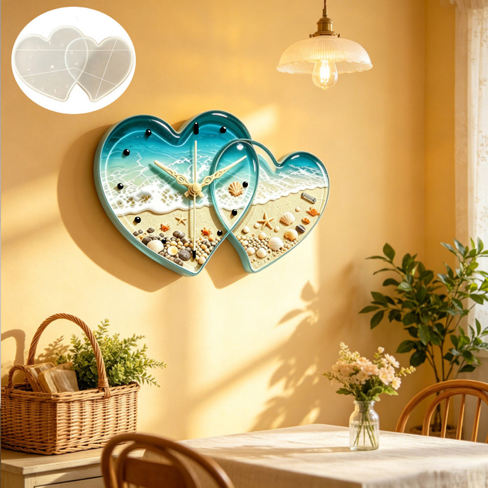 Cetakan resin silikon jam bent - Resin Art Mould ulasan dan harga