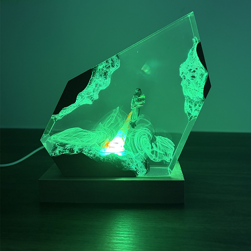 Lampu Meja Resin Figur Anime S - Resin Art Light ulasan dan harga