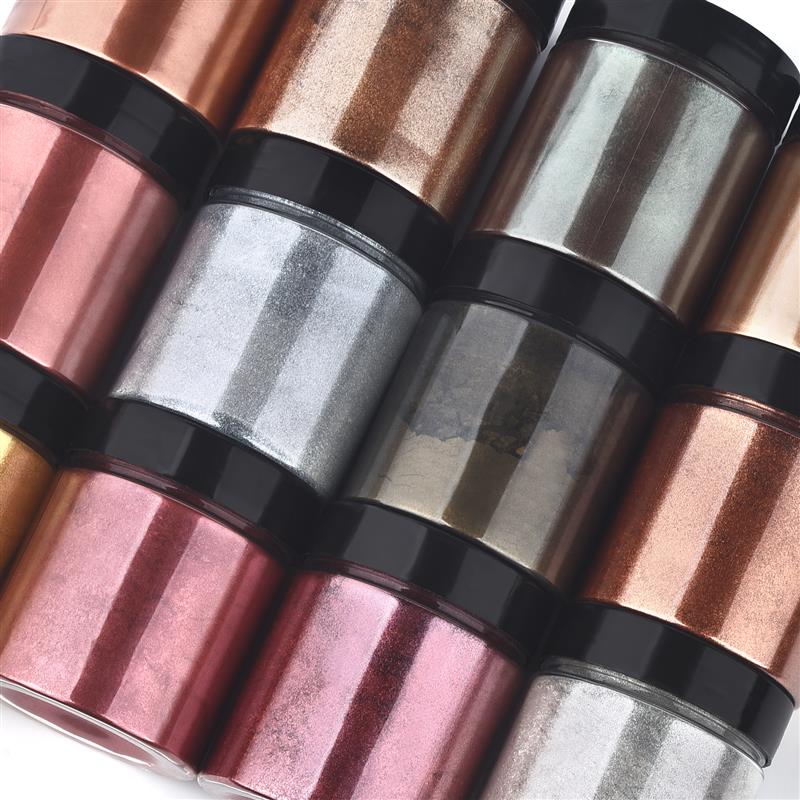 50g kilau logam emas perak war - Resin Art Uv ulasan dan harga