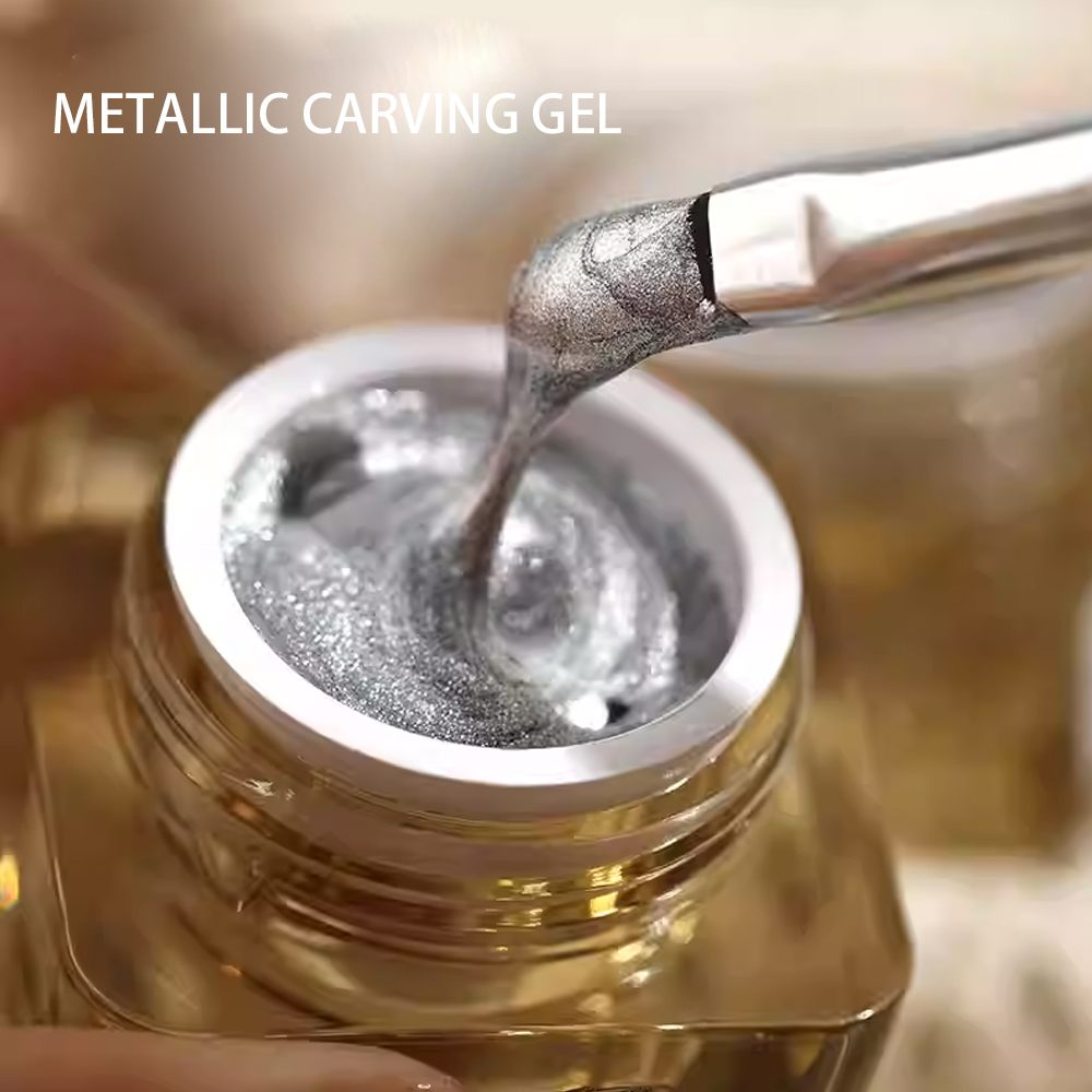 Gel Ukiran Metalik 8g, Gel Luk - Resin Art Uv ulasan dan harga