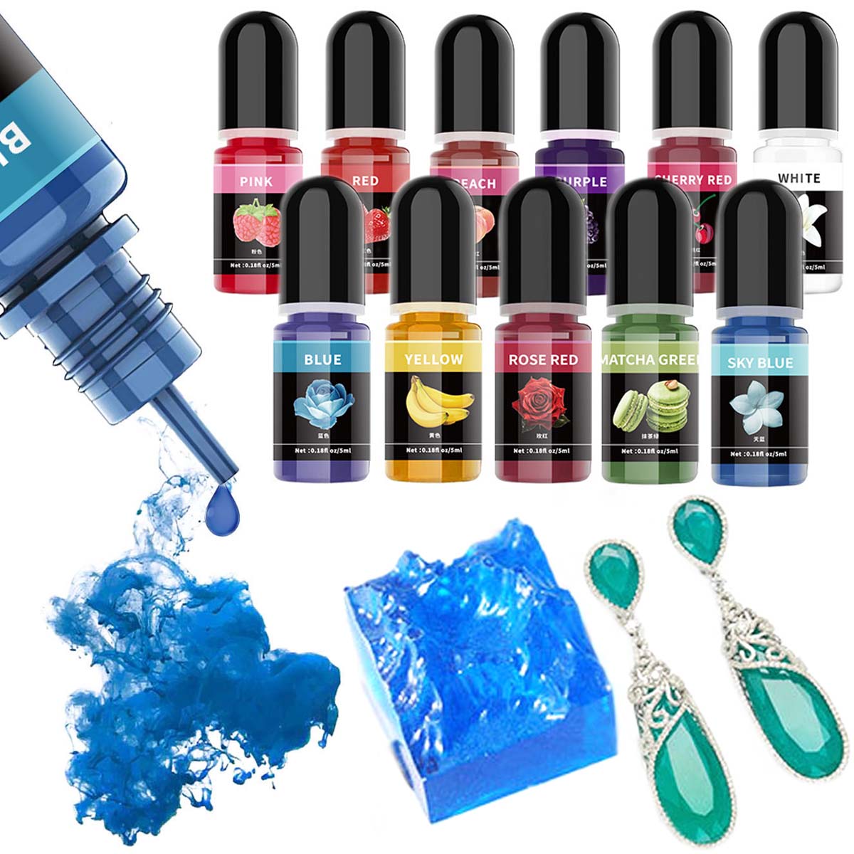 5Ml/Botol Pigmen Resin Epoksi  - Resin Art Uv ulasan dan harga