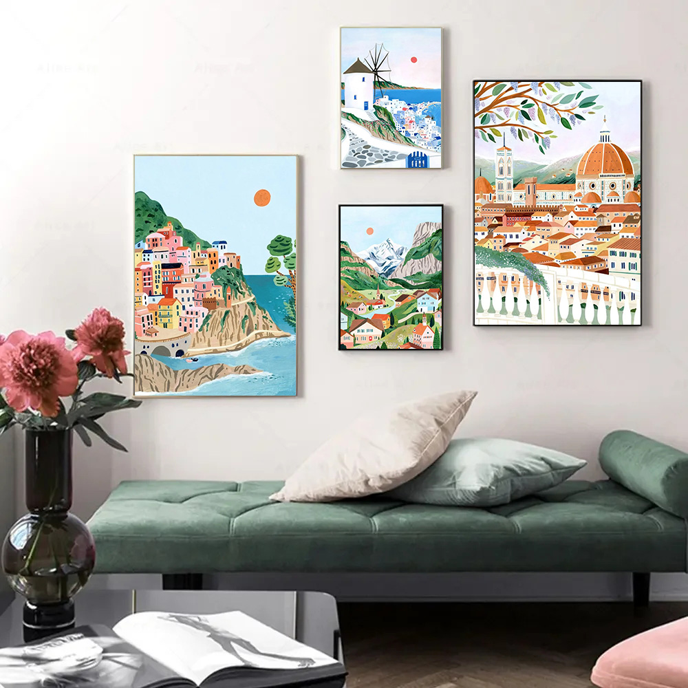 Poster Kota Perjalanan Dunia P - Resin Art World ulasan dan harga