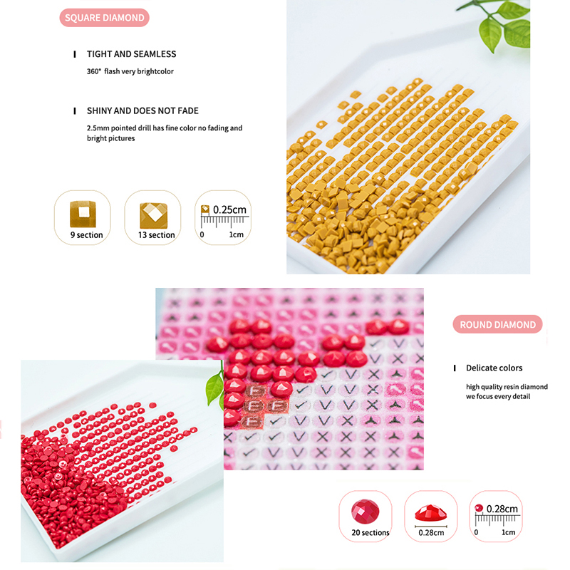 Lukisan Berlian Tanpa Bingkai, - Resin Art Of Rose ulasan dan harga